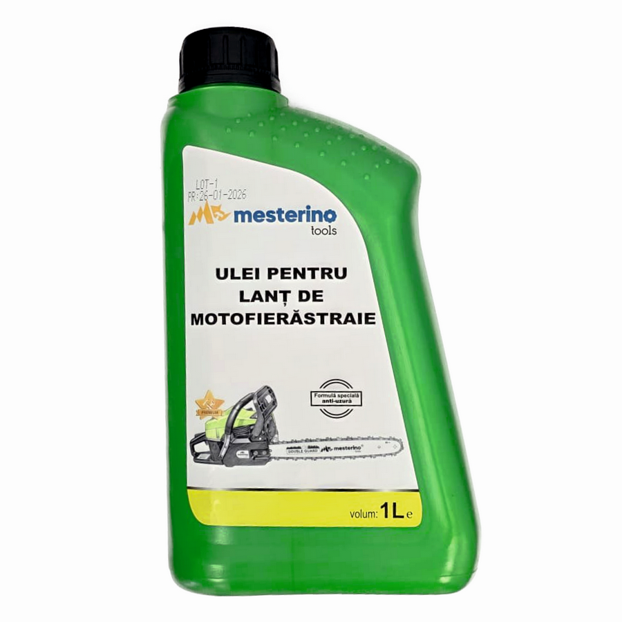Ulei pentru lant de motoferastraie MESTERINO TOOLS MT-UMT-1L Ulei pentru lant de motoferastraie MESTERINO TOOLS MT-UMT-1L