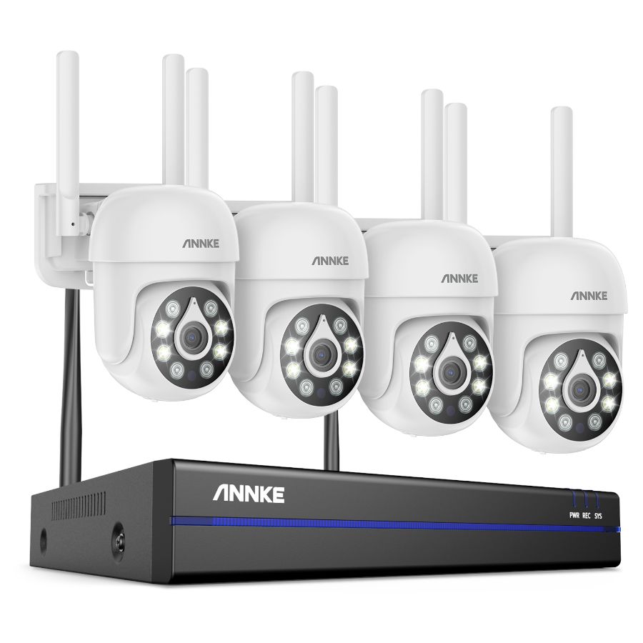 Sistem performant de supraveghere video WiFi ANNKE N98WHR+I51CP*4 Sistem performant de supraveghere video WiFi ANNKE N98WHR+I51CP*4