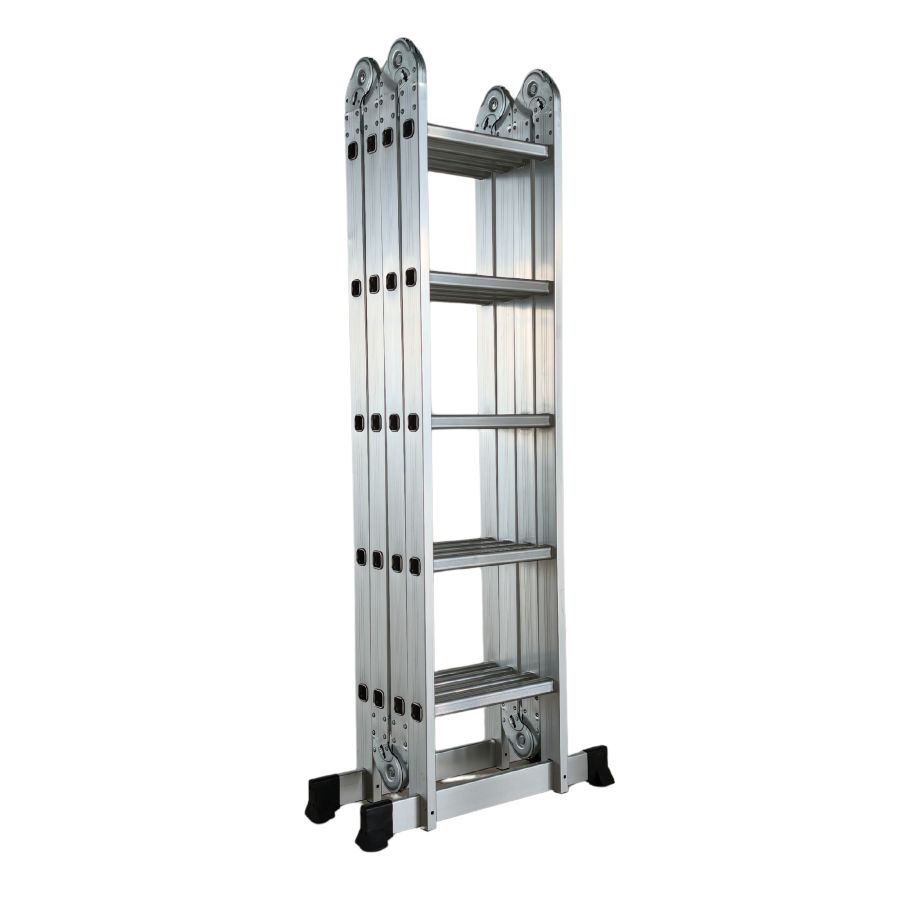 Scara multifunctionala din aluminiu cu balama MESTERINO TOOLS MTJL201-4X5 Scara multifunctionala din aluminiu cu balama MESTERINO TOOLS MTJL201-4X5