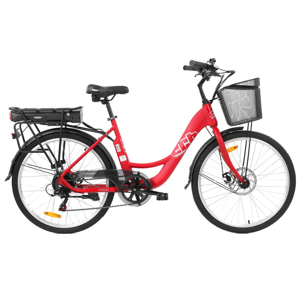 8203 HECHT PRIME RED - Bicicleta electrică - imagine 1