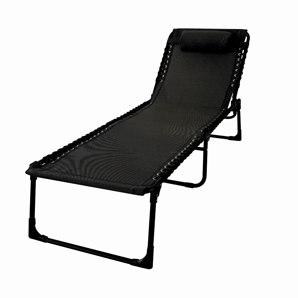 Sezlong pliabil din otel 189x59x34 cm din otel si fir textilene MESTERINO KJF3797 Sezlong pliabil din otel 189x59x34 cm din otel si fir textilene MESTERINO KJF3797