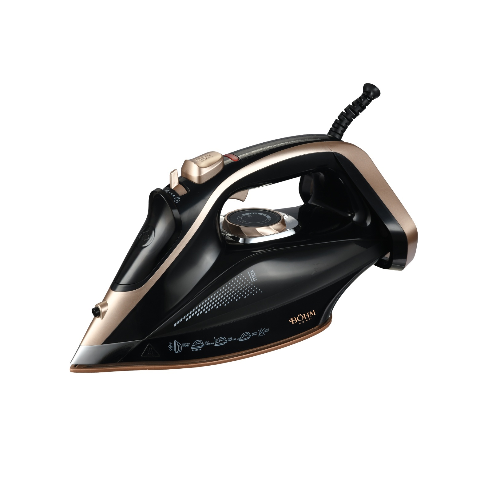 fier-de-calcat-cu-abur-bohm-home-bic-2801bg-2200w-rezervor-250-ml107876979 Fier de calcat cu abur BÖHM Home BIC-2801BG, 2200W, rezervor 250 ml, talpa ceramica - imagine 1