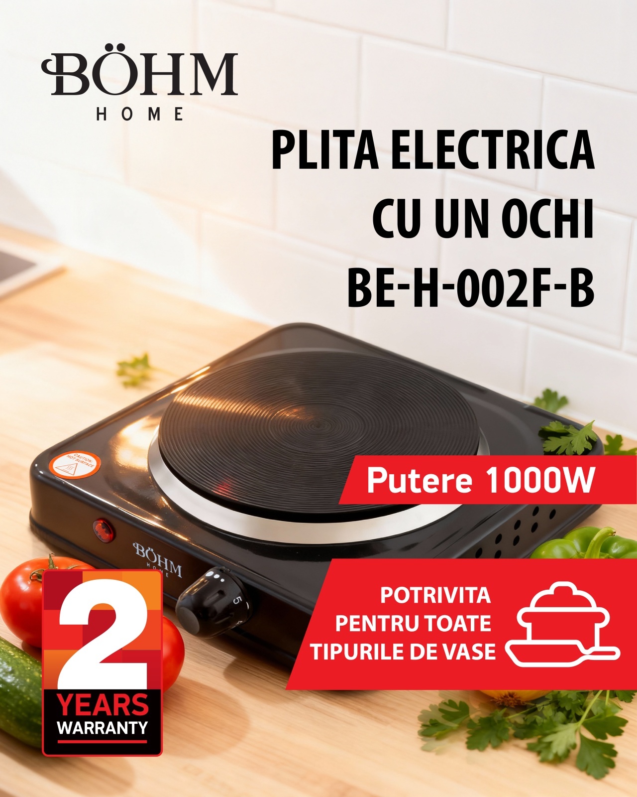 plita-electrica-cu-un-ochi-bohm-be-h-002f-b104114166 Plită electrică cu un ochi BÖHM BE-H-002F-B - imagine 1